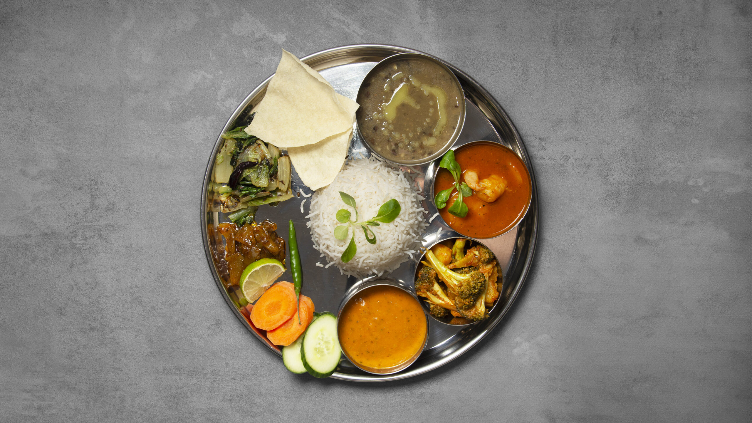 11. SHRIMP THALI
